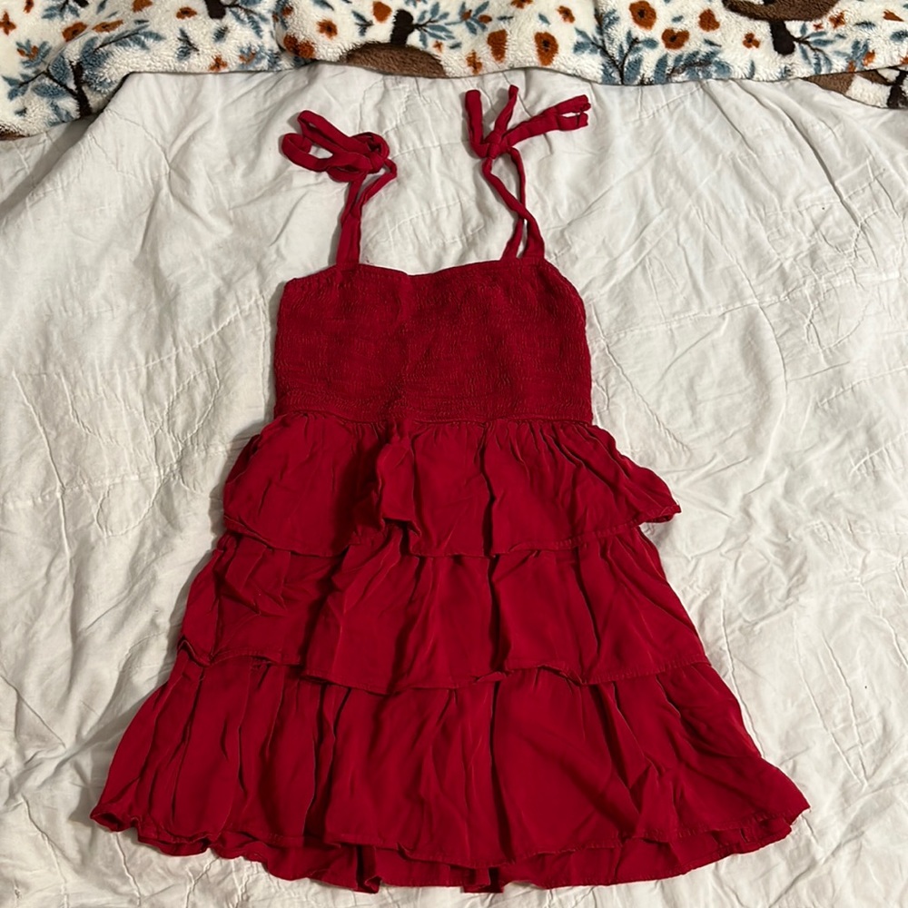 Lavish red dress